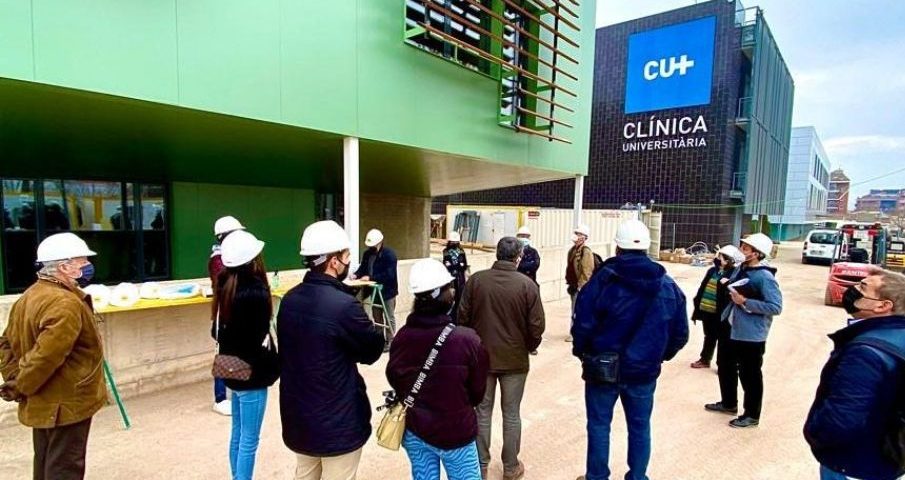 Visita a las obras del complejo universitario de Manresa